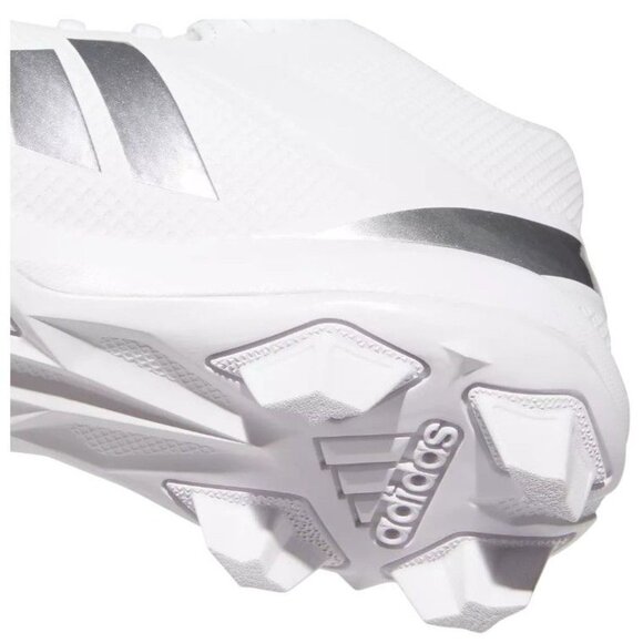 Adidas Adizero Impact 2 Spark White Molded Cleats IF5103 Men's Size 11.5 NWT - Picture 11 of 15